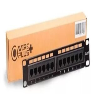 PATCH PANEL 12 Pts CAT6 WIREPLUS+ – mundoelectronico.net