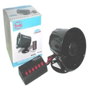 SIRENA 3.5- 12V 20W 6 TONOS PROGRAMABLE