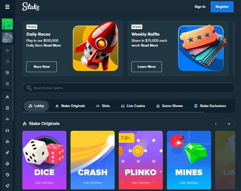 Overview of stakecasino